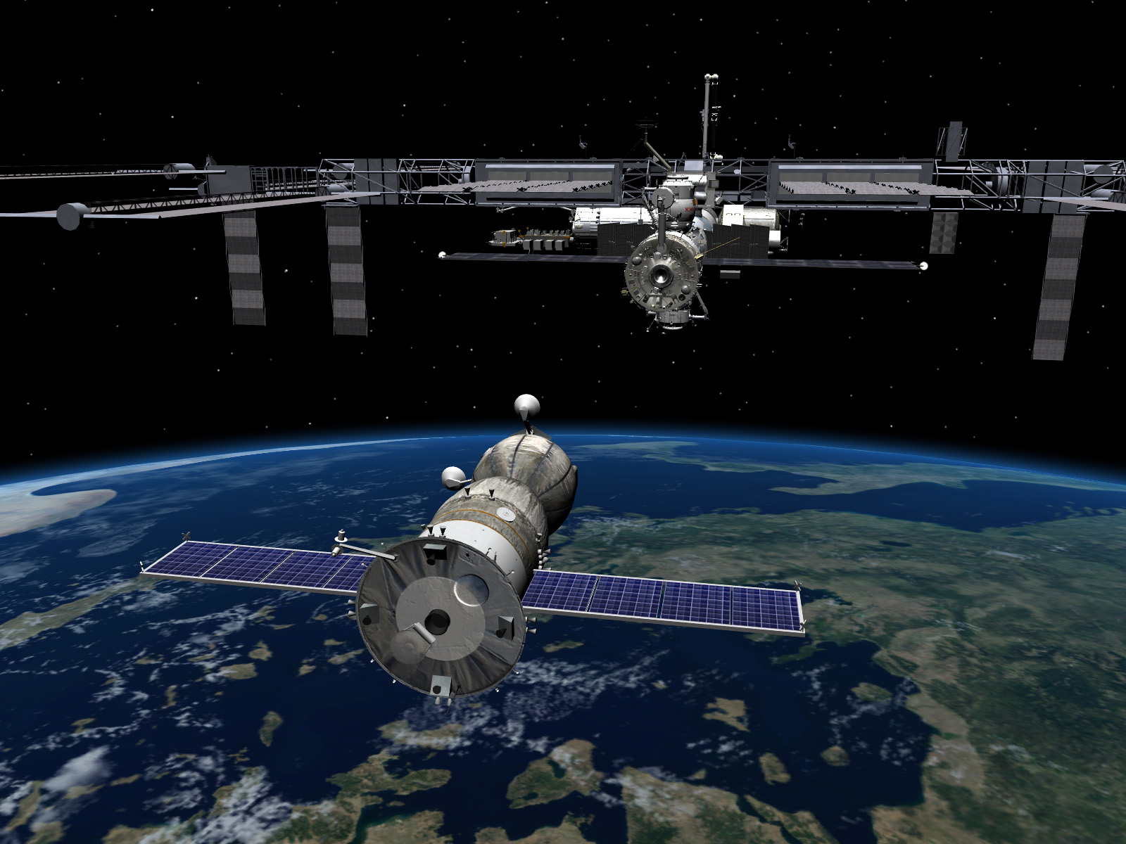 Раз стыковка а вокруг планеты. «Союз ТМА-М» (космический корабль). Модуль Прогресс МКС. Грузовой корабль Прогресс МС-14 пристыковался к МКС.